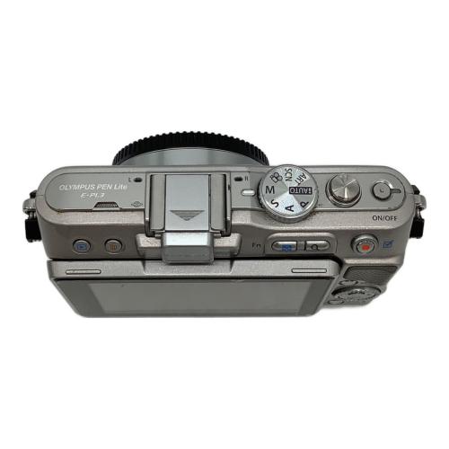 OLYMPUS (オリンパス) PEN Lite E-PL3 ダブルズームキット シルバー ミラーレス一眼カメラ
