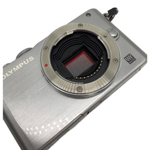 OLYMPUS (オリンパス) PEN Lite E-PL3 ダブルズームキット シルバー ミラーレス一眼カメラ