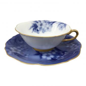 ティー碗皿 宵桜 94C/C243-1 大倉陶園(オオクラトウエン)