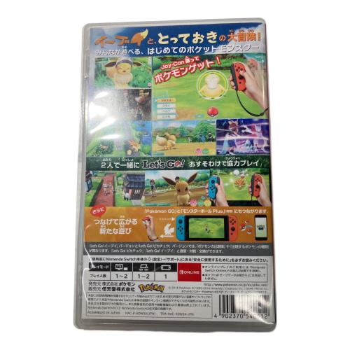 任天堂 (ニンテンドウ) ポケットモンスター Let's Go! イーブイ Nintendo Switch用ソフト CERO A (全年齢対象)