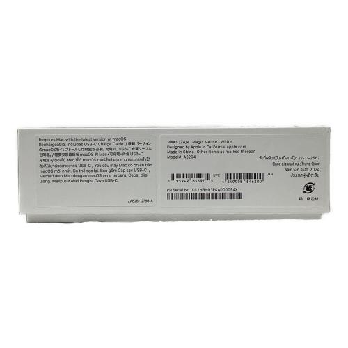 Apple (アップル) Magic Mouse（USB-C）ホワイト MXK53ZA/A