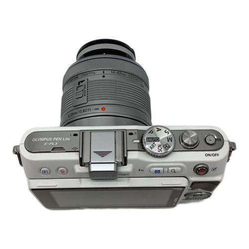 OLYMPUS (オリンパス) PEN Lite E-PL3 レンズキット ホワイト ミラーレス一眼カメラ