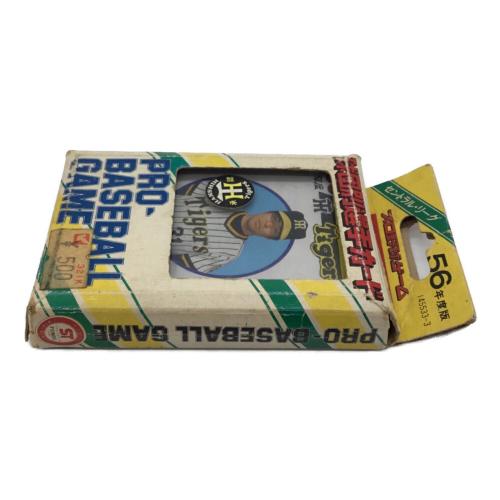 TAKARA (タカラ) 球団別選手カード プロ野球ゲーム 現状販売品 昭和56年度 阪神タイガーズ