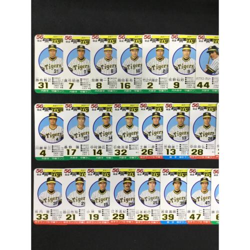 TAKARA (タカラ) 球団別選手カード プロ野球ゲーム 現状販売品 昭和56年度 阪神タイガーズ