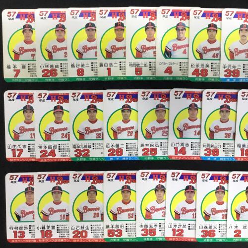 TAKARA (タカラ) 球団選手別カード プロ野球ゲーム 現状販売品 昭和57年度 阪急ブレーブス