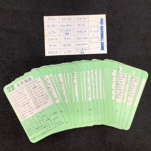TAKARA (タカラ) 球団選手別カード プロ野球ゲーム 現状販売品 昭和59年度 阪神タイガーズ