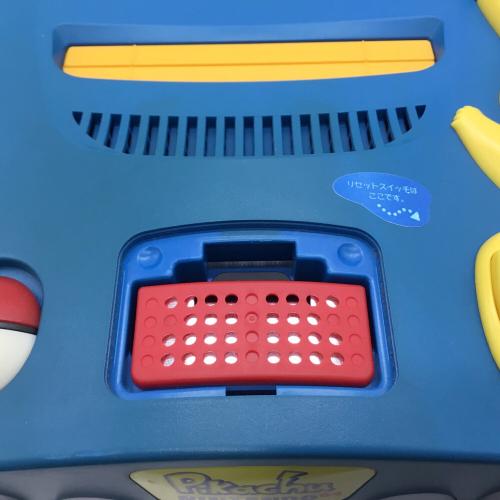 Nintendo64(ニンテンドー64) NUS-101 ポケモン・ピカチュウモデル ブルー×イエロ－