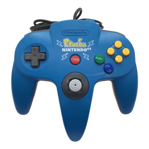 Nintendo64(ニンテンドー64) NUS-101 ポケモン・ピカチュウモデル ブルー×イエロ－