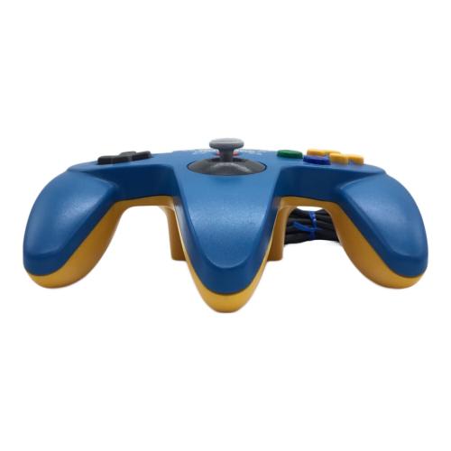 Nintendo64(ニンテンドー64) NUS-101 ポケモン・ピカチュウモデル ブルー×イエロ－