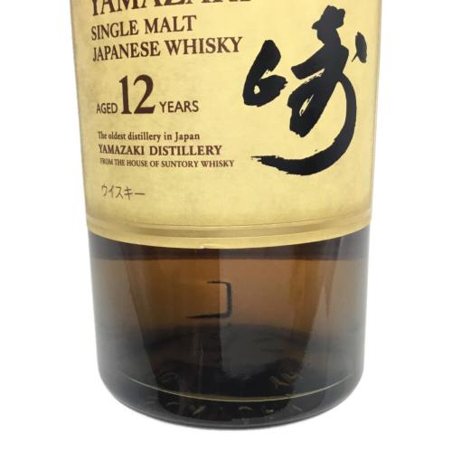ジャパニーズウィスキー 山崎 12年 700ml SUNTORY(サントリー) 未開封品