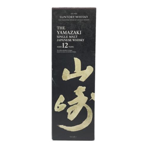 ジャパニーズウィスキー 山崎 12年 700ml SUNTORY(サントリー) 未開封品