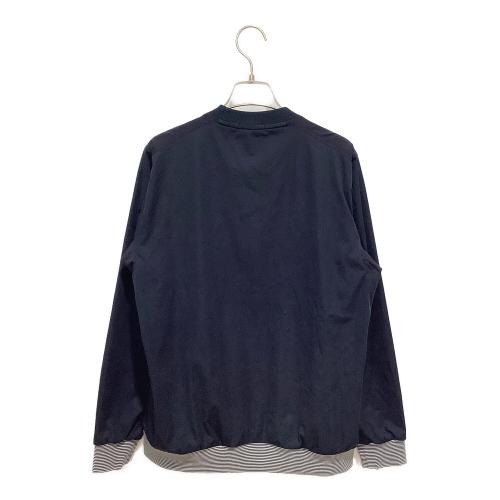 MUNSING WEAR (マンシングウェア) ゴルフウェア プルオーバー 防風 メンズ SIZE M ネイビー