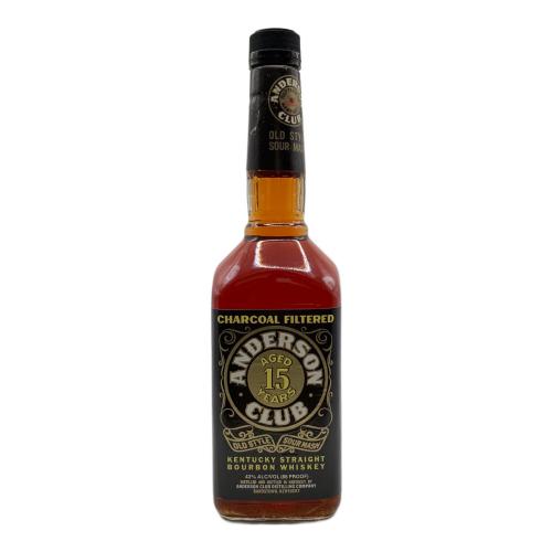 ANDERSON CLUB（アンダーソンクラブ）バーボン 15年 750ml