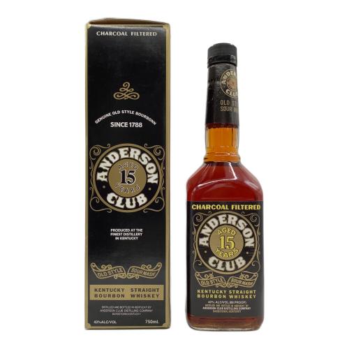 ANDERSON CLUB（アンダーソンクラブ）バーボン 15年 750ml