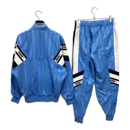 PUMA (プーマ) ジャージ セットアップ メンズ SIZE M ヒットユニオン製 スカイブルー