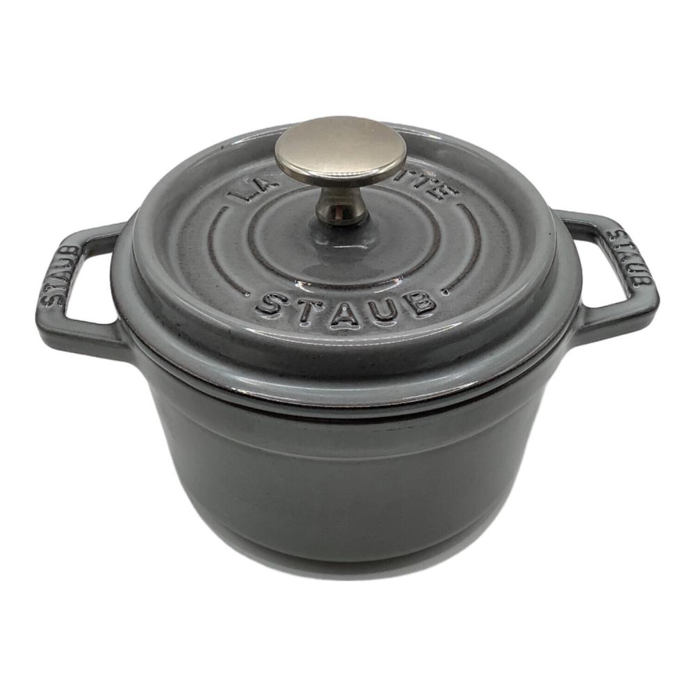 Staub (ストウブ) ピコ・ココット 14cm グレー 両手鍋｜トレファクONLINE
