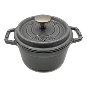 Staub (ストウブ) ピコ・ココット 14cm グレー 両手鍋