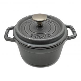 Staub (ストウブ) ピコ・ココット 14cm グレー 両手鍋