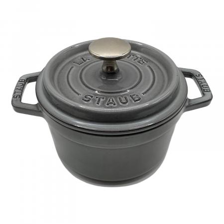 Staub (ストウブ) ピコ・ココット 14cm グレー 両手鍋｜トレファクONLINE
