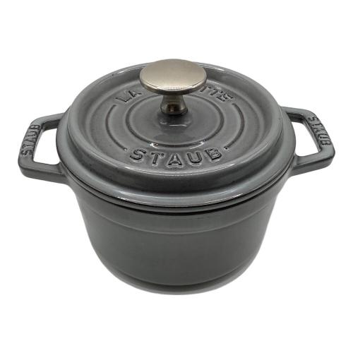 Staub (ストウブ) ピコ・ココット 14cm グレー 両手鍋