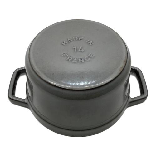 Staub (ストウブ) ピコ・ココット 14cm グレー 両手鍋