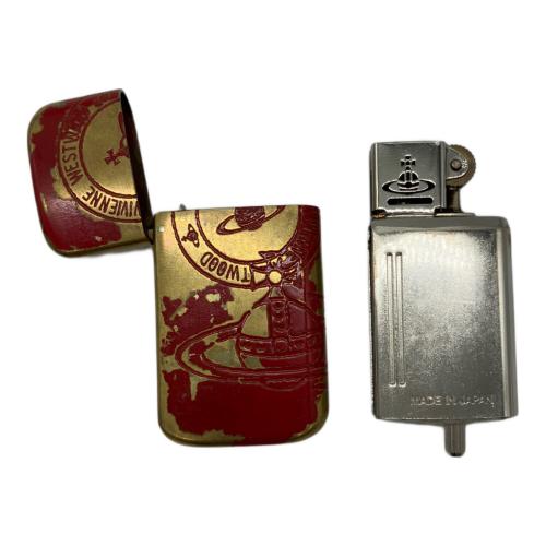 Vivienne Westwood (ヴィヴィアンウエストウッド) オイルライター レッド オーブ柄