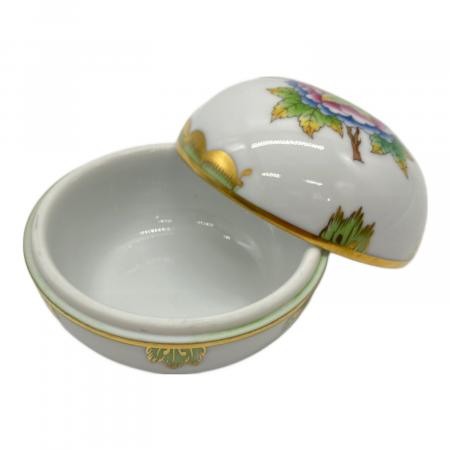 Herend (ヘレンド) ヴィクトリアブーケ ボンボニエール 菓子器