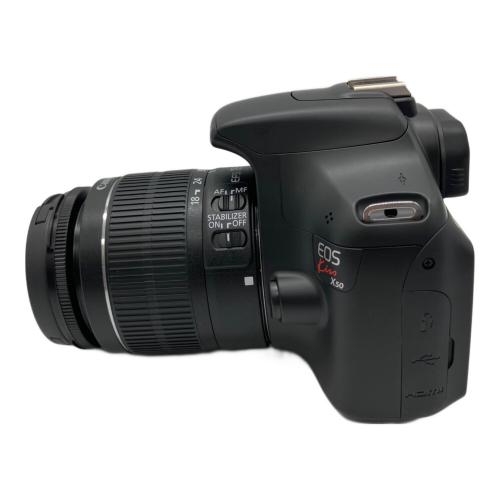 CANON (キヤノン) EOS Kiss X50 EF-S18-55 IS II レンズキット ブラック デジタル一眼レフカメラ