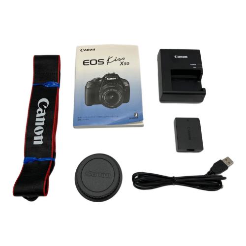 CANON (キヤノン) EOS Kiss X50 EF-S18-55 IS II レンズキット ブラック デジタル一眼レフカメラ