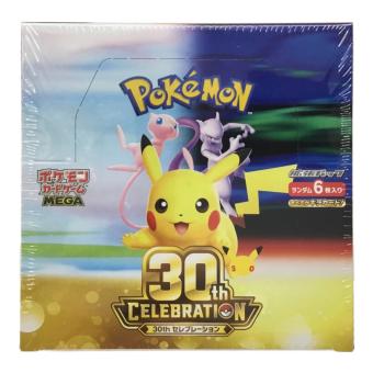 ポケモンカードゲームMEGA(メガ) 拡張パック「30th CELEBRATION」M6a 1BOX 未開封品