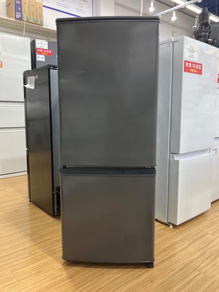 Mitsubishi 146L 冷蔵庫 MR-P15H-W 2ドア　2023年製 MITSUBISHI (ミツビシ) 2ドア冷蔵庫 MR-P15H-H 2023年製 146L マット