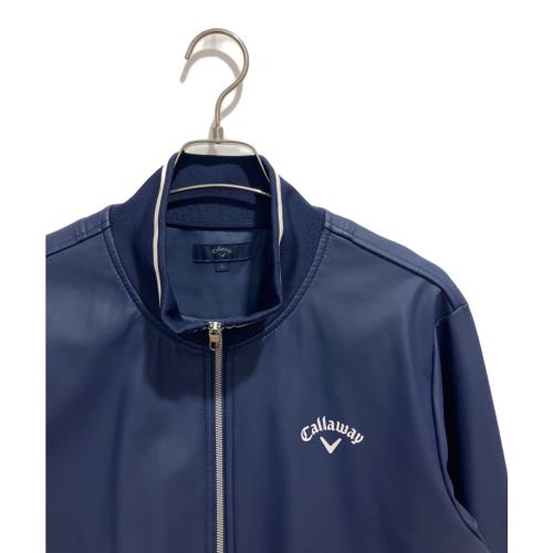 Callaway (キャロウェイ) ラミネート ダブルジップ ジャケット メンズ SIZE 3L ブルー
