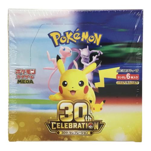 ポケモンカードゲームMEGA(メガ) 拡張パック「30th CELEBRATION」M6a 1BOX 未開封品