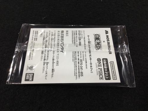 モンキー・D・ルフィ P-080 P 3 ONE PIECE CARD GAME 未開封品