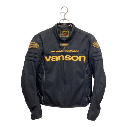 VANSON (バンソン) メッシュライダースジャケット VS23105S ブラック SIZE L メンズ