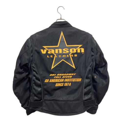 VANSON (バンソン) メッシュライダースジャケット VS23105S ブラック SIZE L メンズ