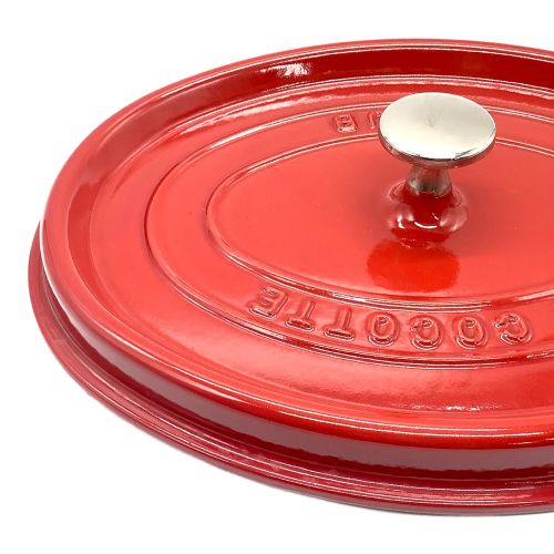 Staub (ストウブ) ココットオーバル レッド 40509-857 29cm