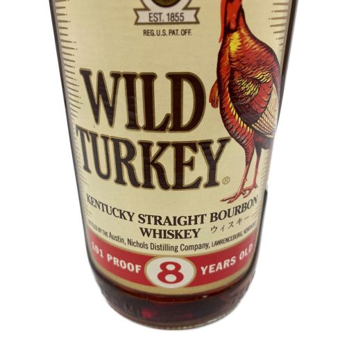 ワイルドターキー (WILD TURKEY) バーボン 101 PROOF 750ml 本体のみ 8