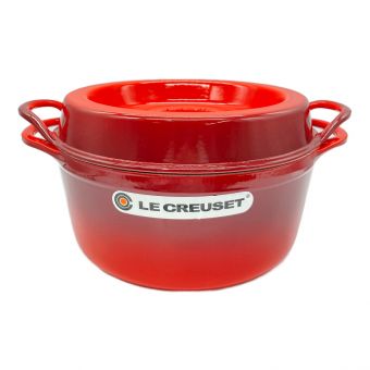 LE CREUSET (ルクルーゼ) コットロンド ドゥフゥ レッド 26cm 25083