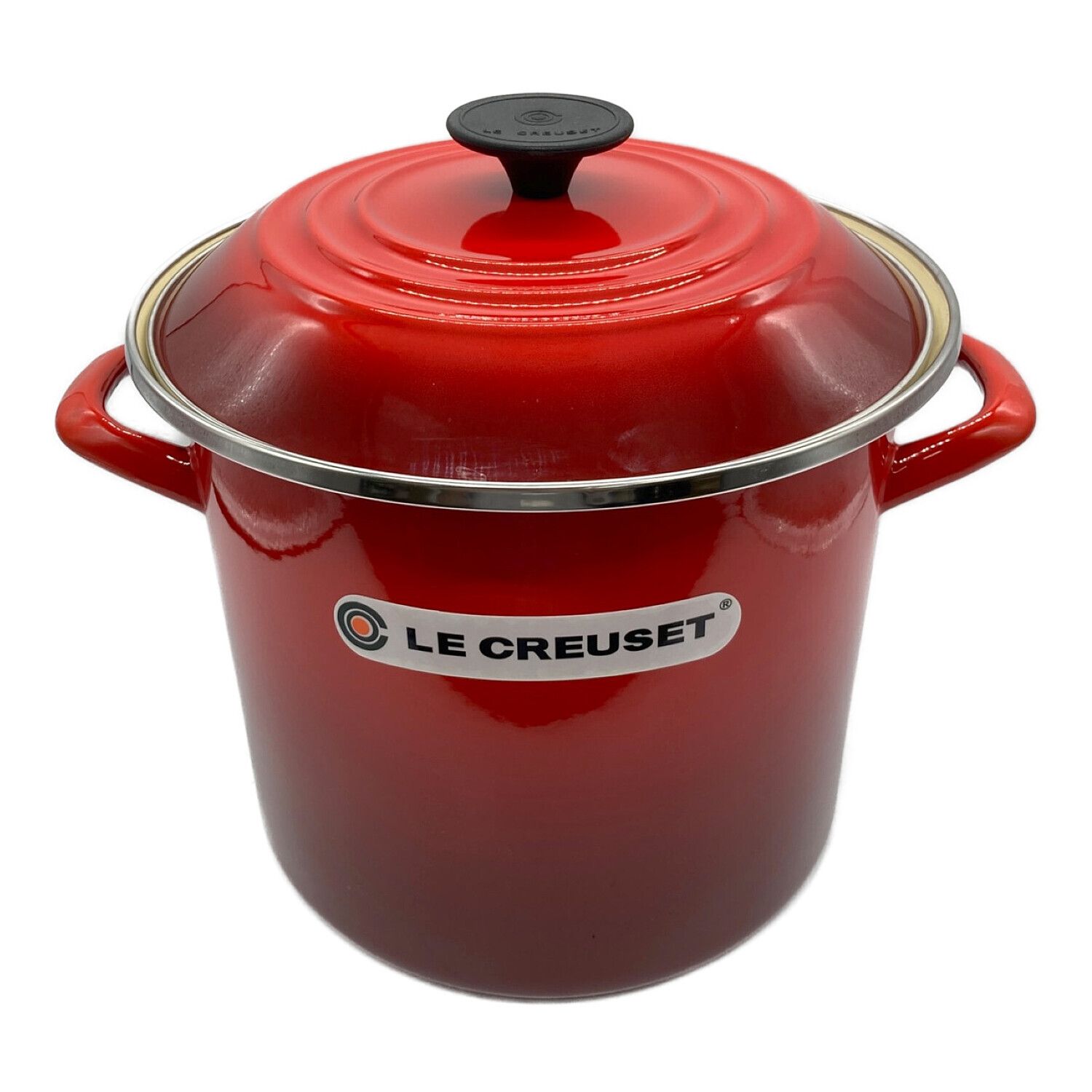 LE CREUSET (ルクルーゼ) 両手鍋 レッド ストックポット｜トレファクONLINE