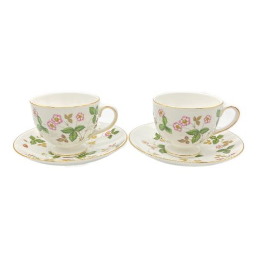 Wedgwood (ウェッジウッド) カップ&ソーサー ワイルドストロベリー 2Pセット