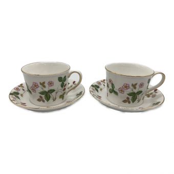 Wedgwood (ウェッジウッド) カップ&ソーサー ワイルドストロベリー 2Pセット