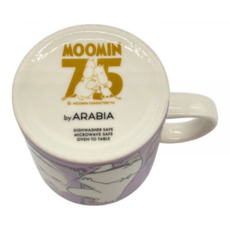 ARABIA (アラビア) マグカップ パープル ムーミン75周年記念マグ MOOMIN