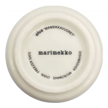 marimekko (マリメッコ) カップ&プレートセット marimekko MANSIKKAVUORET 6Pセット