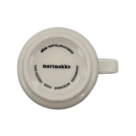 marimekko (マリメッコ) カップ&プレートセット SIIRTOLAPUUTARHA 4Pセット