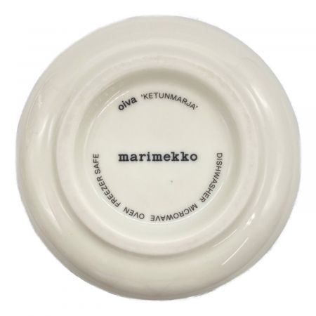 marimekko (マリメッコ) カップ&プレートセット KETUNMARJA 4Pセット