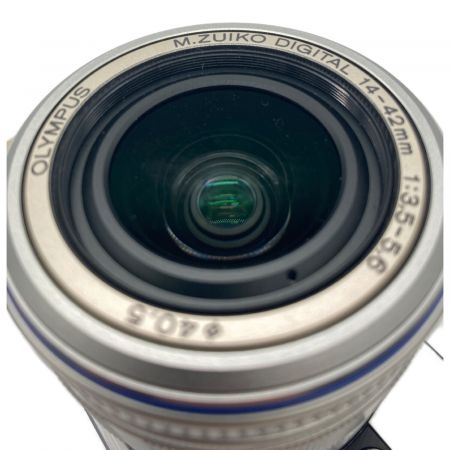 OLYMPUS (オリンパス) ミラーレス一眼カメラ ダブルズームキット E-PL1 1310万画素 専用電池 SDカード対応 B3R544288