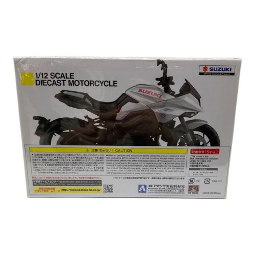 AOSHIMA (アオシマ文化教材社) モデルカー フルオプション グラススパークルブラック 1/12 完成品バイク SUZUKI GSX-S1000S KATANA