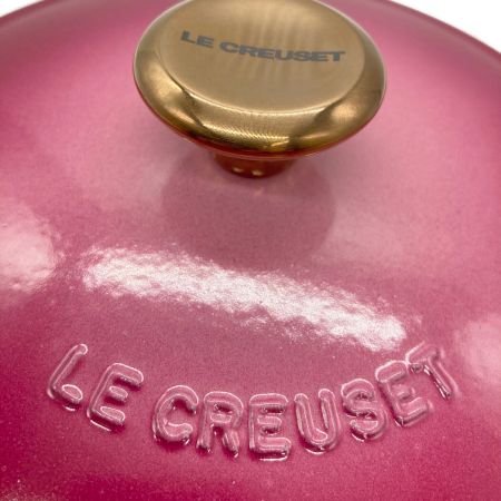 LE CREUSET (ルクルーゼ) 両手鍋 18cm ピンク 20136 シグネチャーココット・ロンド