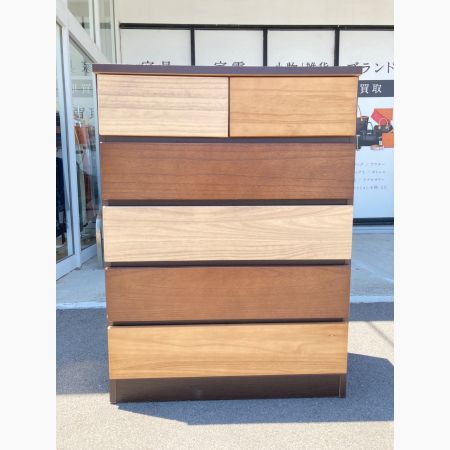 6段ハイチェスト　サンコウ　ラベンダー【トレファク 川越店】 6段ハイチェスト サンコウ ラベンダー【トレファク 川越店】